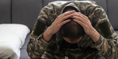 ce soldat ukrainien pour illustrer son état mental. Blog, https://harmonie-corporelle.fr